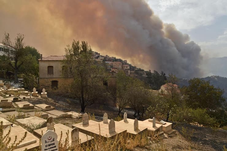 אלג'יריה שריפות אסון 