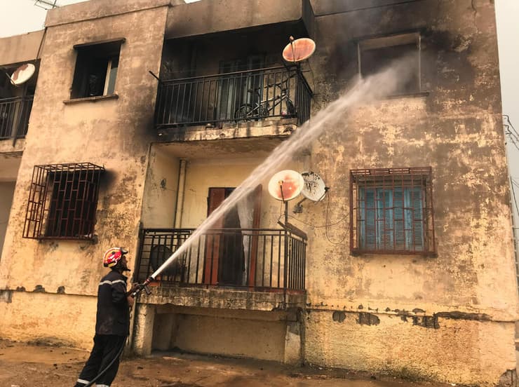 אלג'יריה שריפות אסון כבאי