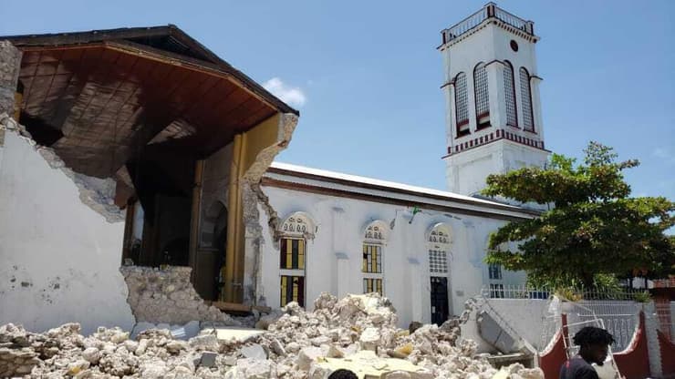הרס בדרום מערב האיטי אחרי רעידת האדמה