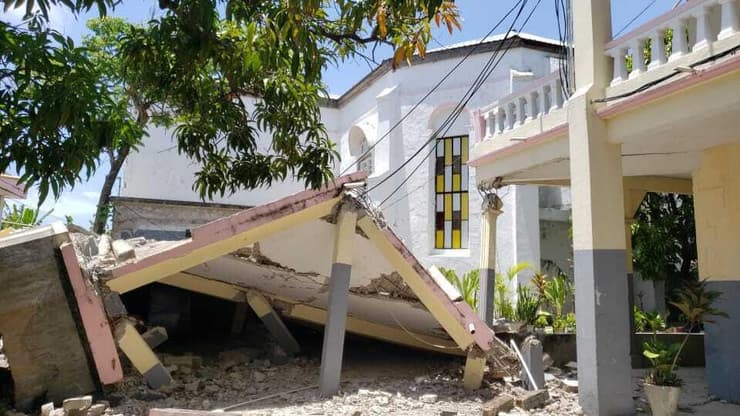 הרס בדרום מערב האיטי אחרי רעידת האדמה