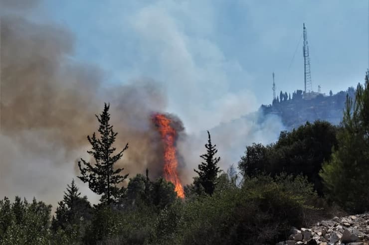 איתנים שריפה דליקה הרי ירושלים