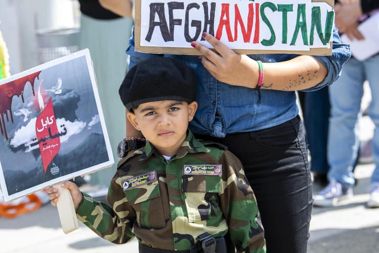הפגנה ב ג'נבה שווייץ מול משרדי ה או"ם אפגניסטן טליבאן