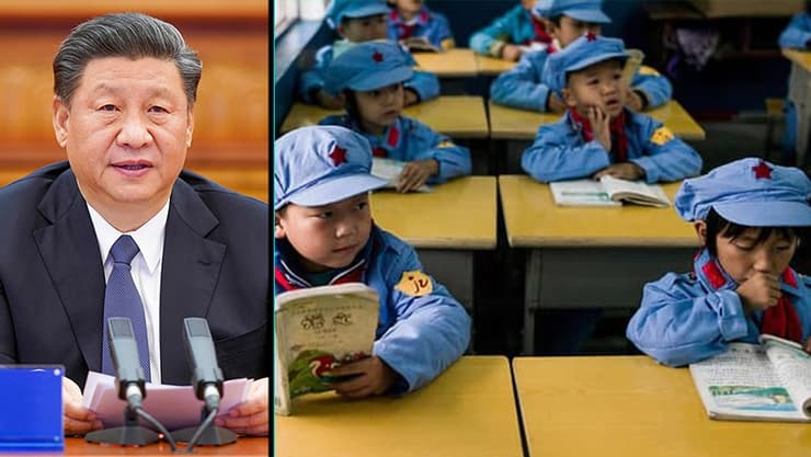 נשיא סין שי ג'ינפינג תלמידים