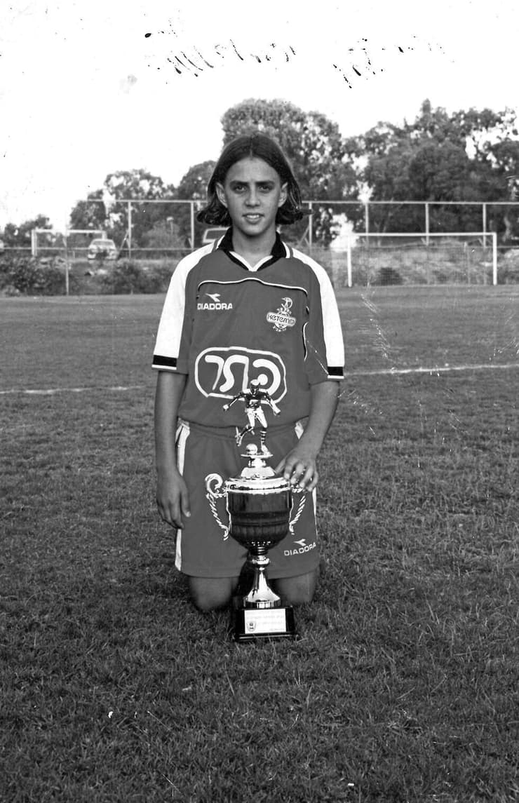 ''הגננת כתבה לו, 'ילד שנולד עם הכדור ברגל'''. ערן זהבי