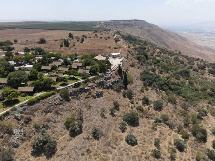 מצפה השלום כפי שנשקף מהרחפן הצבאי