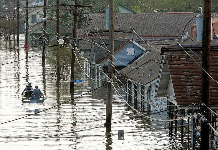 ארה"ב הוריקן קתרינה ניו אורלינס לואיזיאנה ב 2005