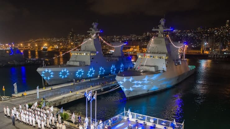 טקס הגעת ספינת אח"י "ניצחון" בבסיס חיל הים