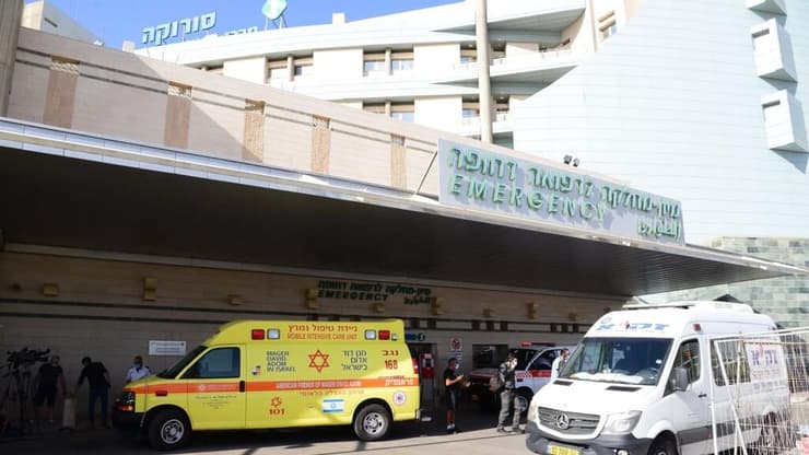 בית חולים סורוקה לאחר ההודעה על פטירתו של בראל חדריה ז"ל