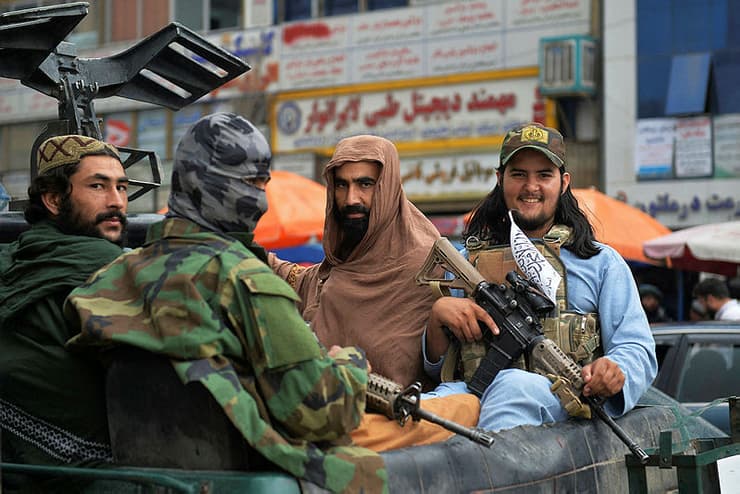 לוחמי טליבאן ב קאבול אפגניסטן