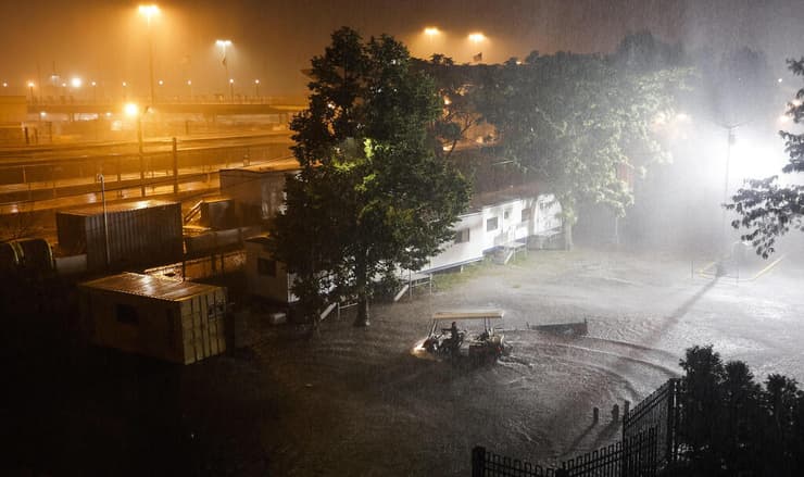 ארה"ב ניו יורק גשם כבד שרידי הסופה איידה מצב חירום