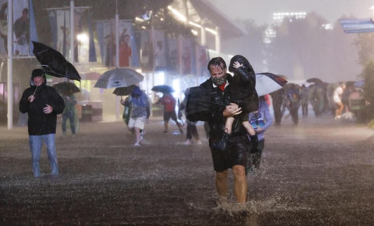 ארה"ב ניו יורק גשם כבד שרידי הסופה איידה מצב חירום