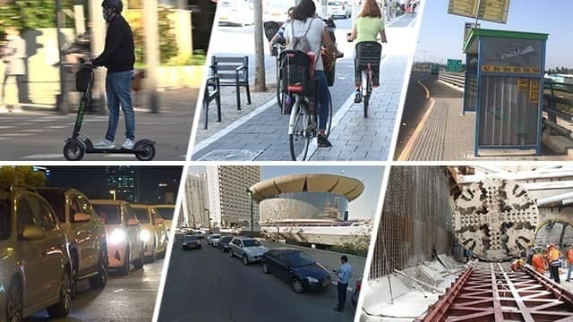 תחבורה חניה ציבורית פקק אופניים ביג ראשית