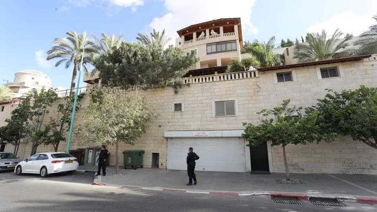 ביתו של ניצב ג'מאל חכרוש לאחר הירי