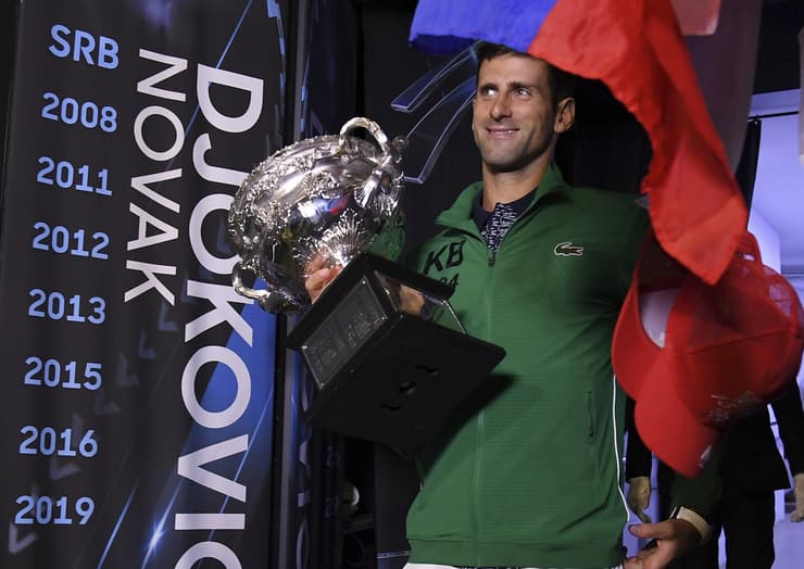 ג'וקוביץ' זוכה באליפות אוסטרליה ב-2020