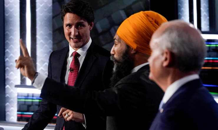 ראש ממשלת קנדה ג'סטין טרודו ארין אוטול בחירות קמפיין בחירות