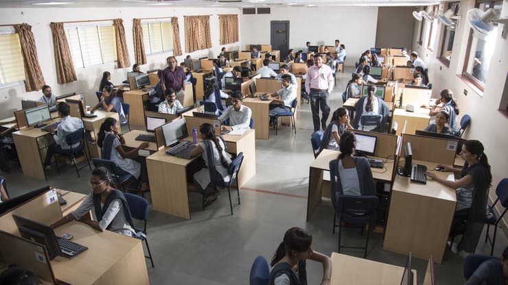 מרכז מחשבים בהודו