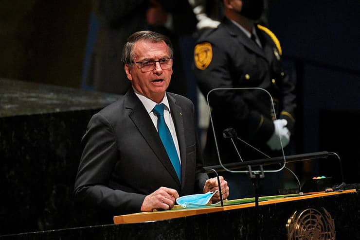 נשיא ברזיל ז'איר בולסונרו עצרת או"ם העצרת הכללית של האו"ם כינוס