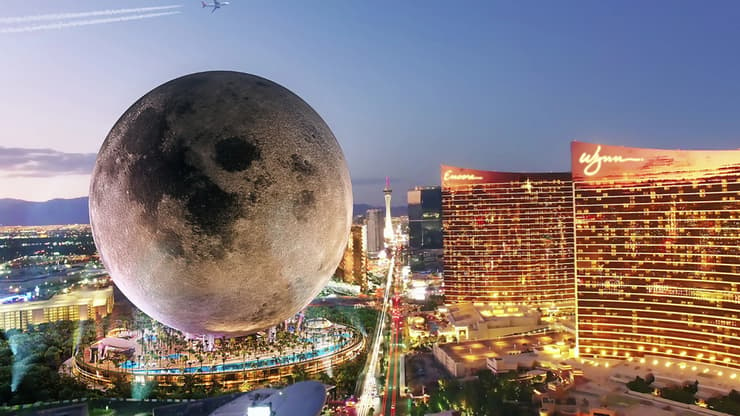הדמיה של מלון הירח (Moon World Resort)