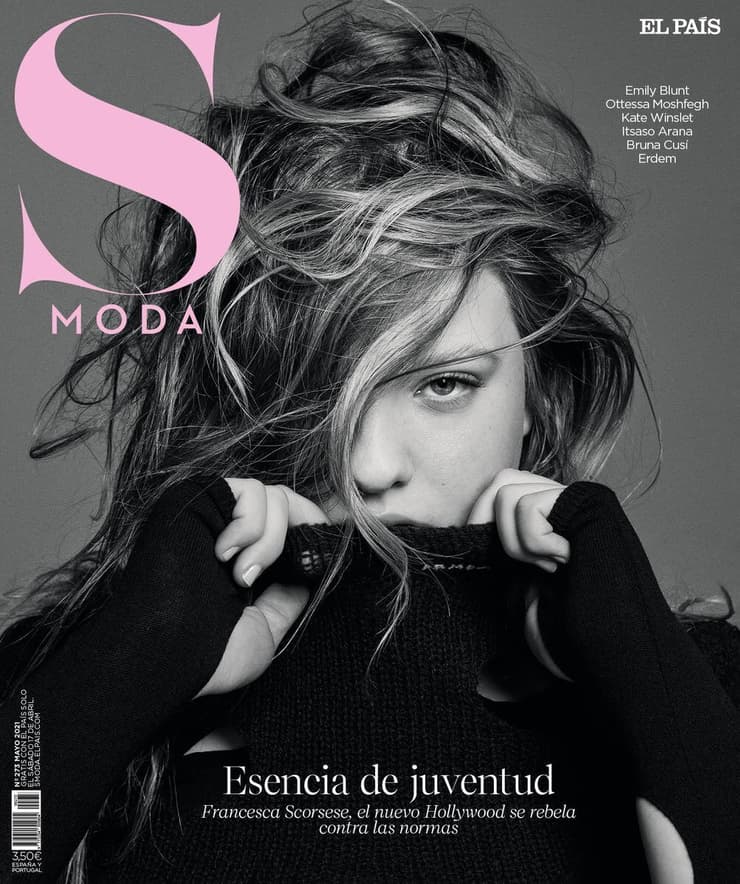פרנצ'סקה סקורסזה על שער מגזין S MODA