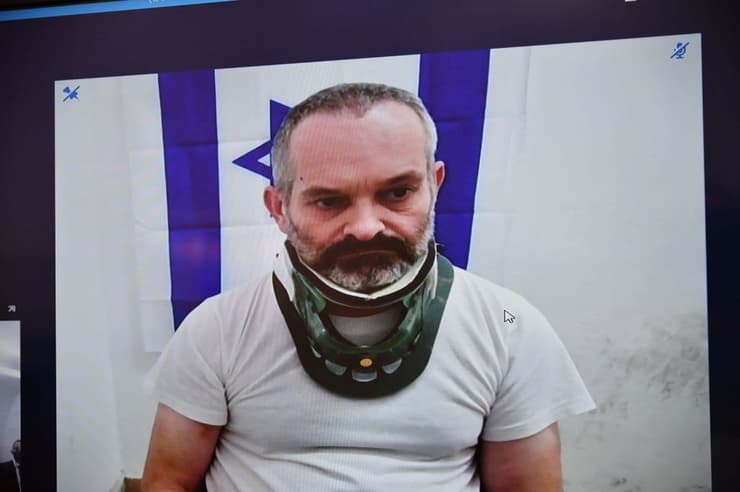 גיא שפירא החשוד ברצח אשתו בבית משפט השלום בירושלים