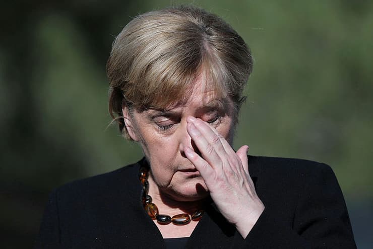 אנגלה מרקל בביקור ביד ושם