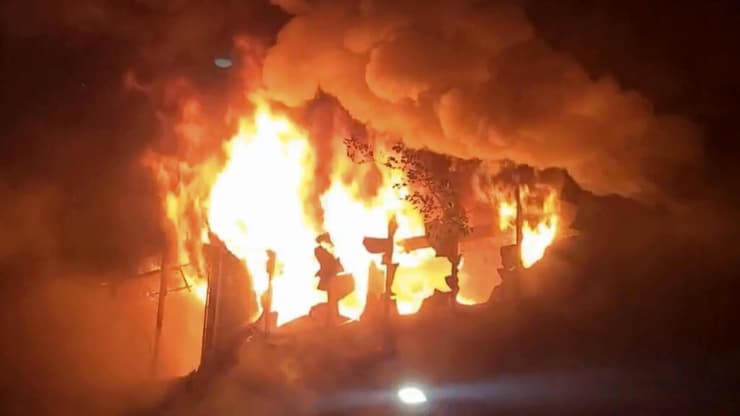 שריפה בניין טייוואן טיוואן חשש ל 40 הרוגים לפחות