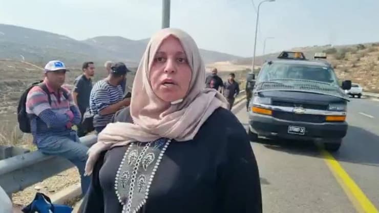 משפחה פלסטינית הותקפה באבנים ע"י מתנחלים ביאסוף