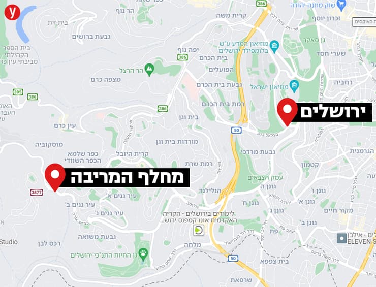 מפה תוכנית אב ירושלים תכנון תחבורה