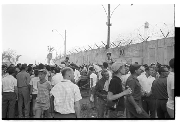 נבחרות ישראל וברזיל ב-1962 באצטדיון ר"ג