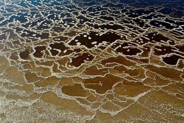 ים המלח, בחודש שעבר. איבד שליש מהשטח תוך 60 שנה   