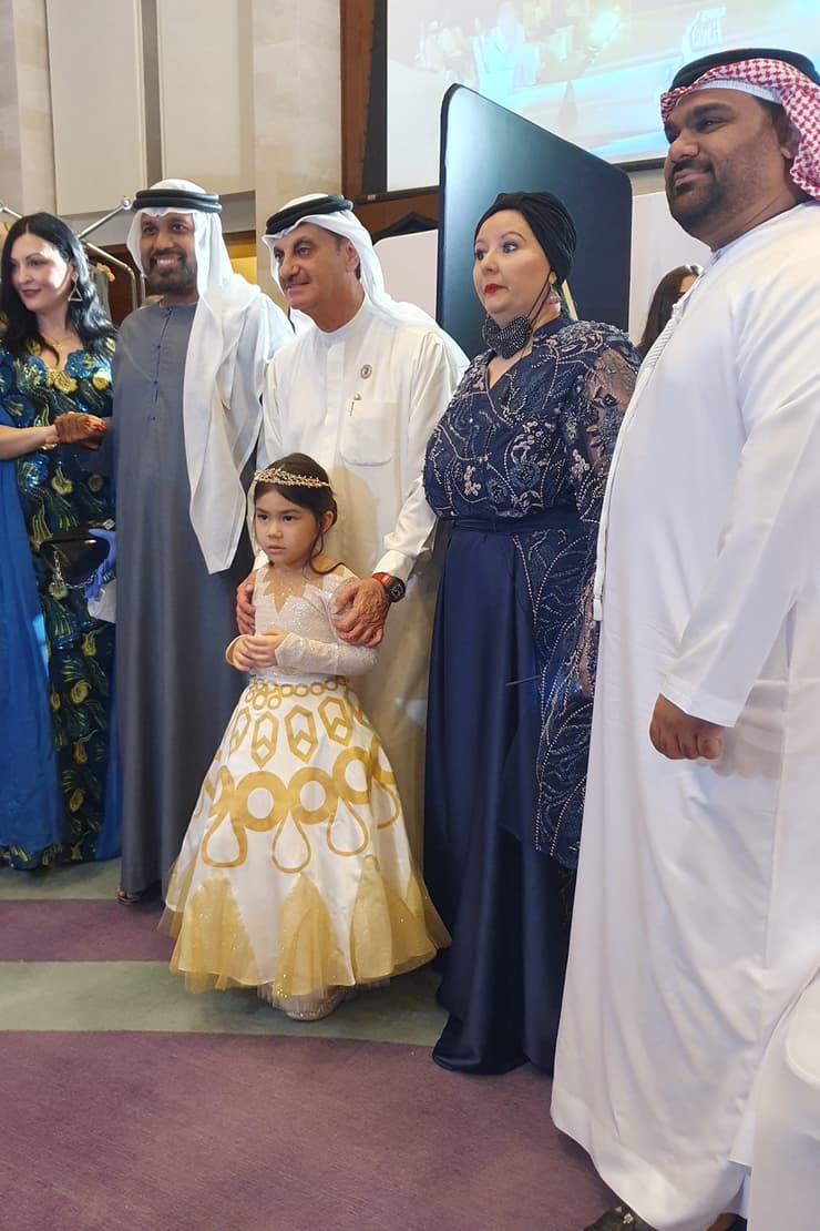 אורחים בתצוגת האופנה של שלומית אזרד בדובאי