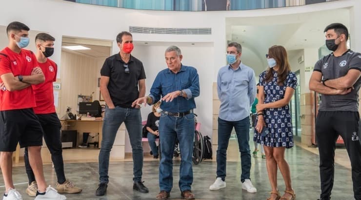 הביקור של הפועל ב"ש בכפר השיקומי