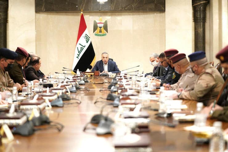 ראש ממשלת עיראק מוסטפא אל-כאזמי לאחר ניסיון ההתנקשות בגדד