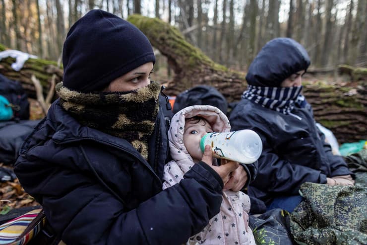 מהגרים בגבול בלארוס פולין