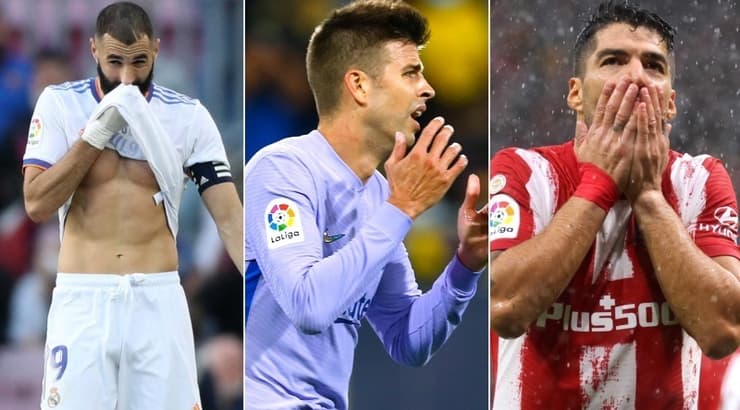 לואיס סוארס, ג'רארד פיקה וקארים בנזמה