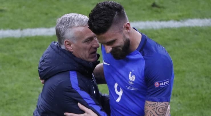 אוליבייה ז'ירו ודידייה דשאן (רויטרס) אוליבייה ז'ירו ודידייה דשאן