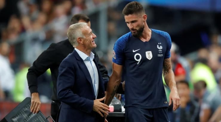 אוליבייה ז'ירו ודידייה דשאן (רויטרס) אוליבייה ז'ירו ודידייה דשאן