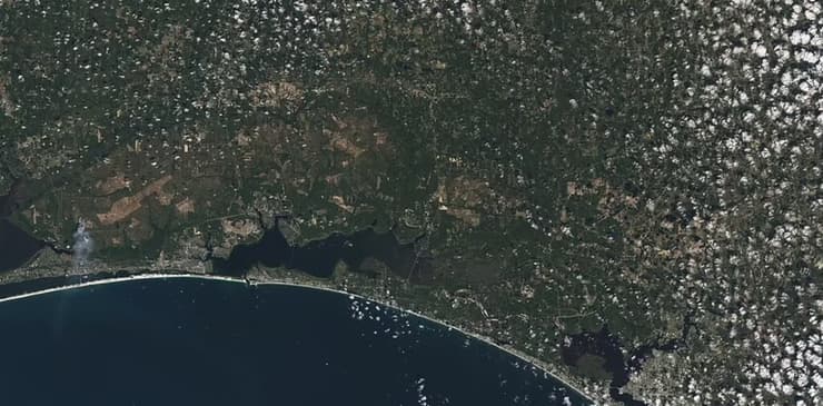 צילומי לוויין נאס"א לנדסאט 9