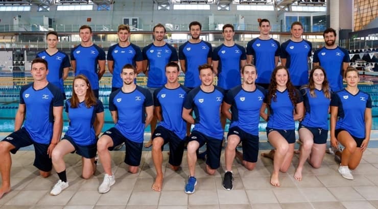 נבחרת ישראל בשחייה (צילום: גיא יחיאלי, באדיבות איגוד השחייה) נבחרת ישראל בשחייה