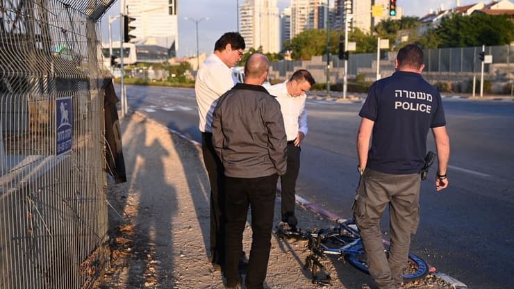 שחזור תאונת פגע וברח בה נהרג רוכב האופניים ד"ר דוד צבי לויאל