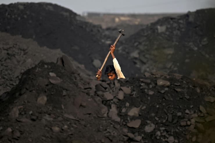 איסוף פחם בהודו