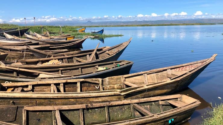 הנילוס האדיר - מקור פרנסה לכפרי דייגים קטנים. 