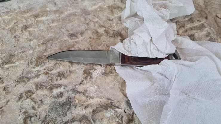 סכין ששימשה את המחבל