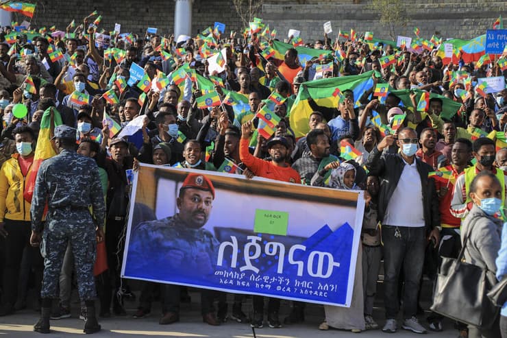 אתיופיה תומכים ב ראש הממשלה אביי אחמד מלחמה נגד מורדים תיגראי