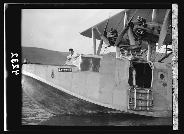 סירה מעופפת בכינרת, 1931