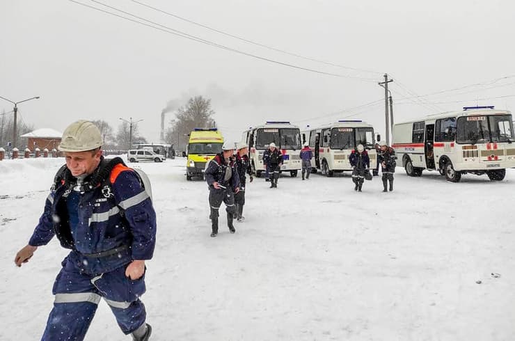 הרוגים ב מכרה פחם ב סיביר רוסיה