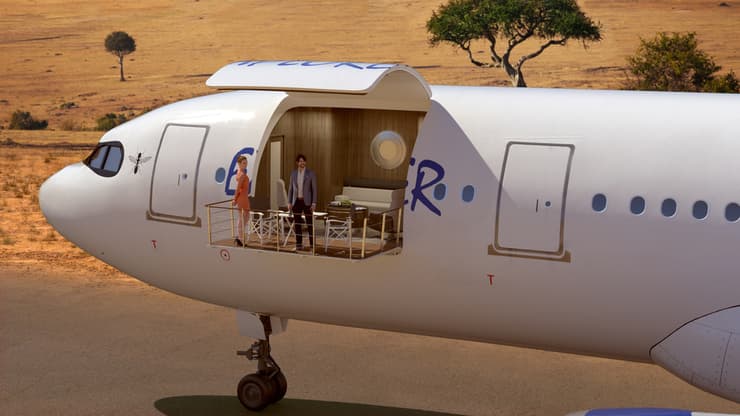 הדמיה של "אקספלורר" - מטוס פאר פרטי שחברת לופטהנזה טכניק מפתחת