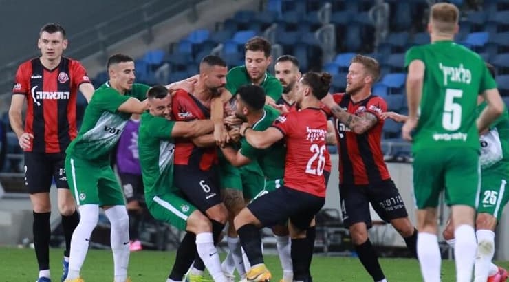 מוחמד אבו פאני גל אראל מכבי חיפה הפועל חיפה דרבי