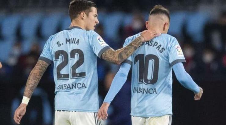 יאגו אספאס וסאנטי מינה (La Liga) יאגו אספאס וסאנטי מינה