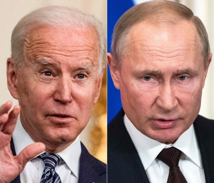 פסגה וירטואלית נשיא ארה"ב ג'ו ביידן נשיא רוסיה ולדימיר פוטין